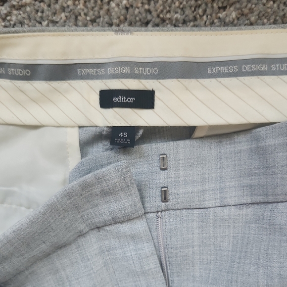 Express Gray Boot Cut Flare Pants - Picture 2 of 4